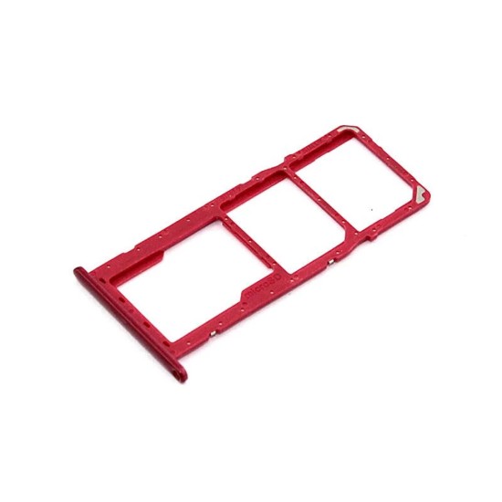 SOPORTE DE TARJETA SIM SAMSUNG A01 2020/A015F  ROJO